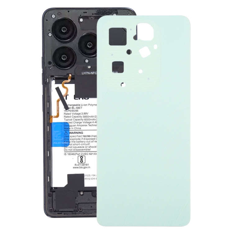 For Infinix Hot 40 Pro X6837 Original Battery Back Cover(Green)