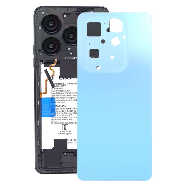 For Infinix Hot 40 Pro X6837 Original Battery Back Cover(Blue)