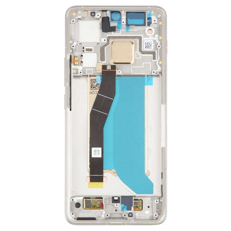 For Xiaomi 14T Pro Original LCD Screen Digitizer Full Assembly with Frame (White)
