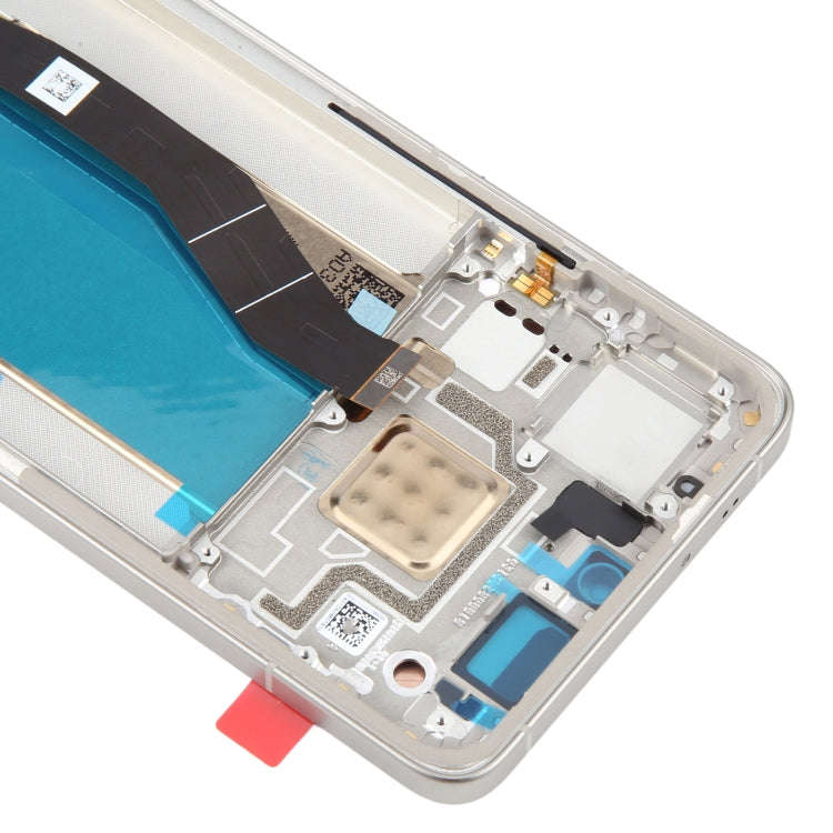 For Xiaomi 14T Pro Original LCD Screen Digitizer Full Assembly with Frame (White)
