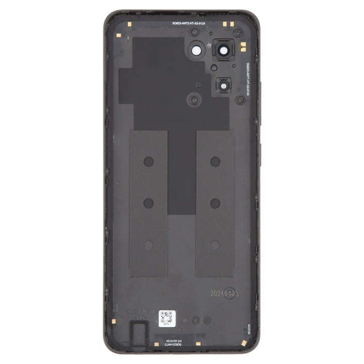 For HMD Vibe Original Battery Back Cover with Camera Lens Cover(Black)
