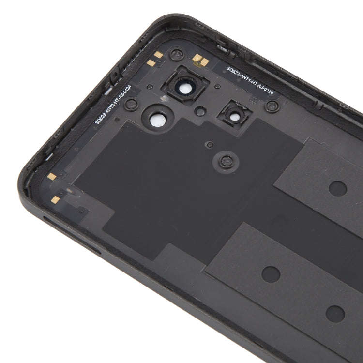 For HMD Vibe Original Battery Back Cover with Camera Lens Cover(Black)