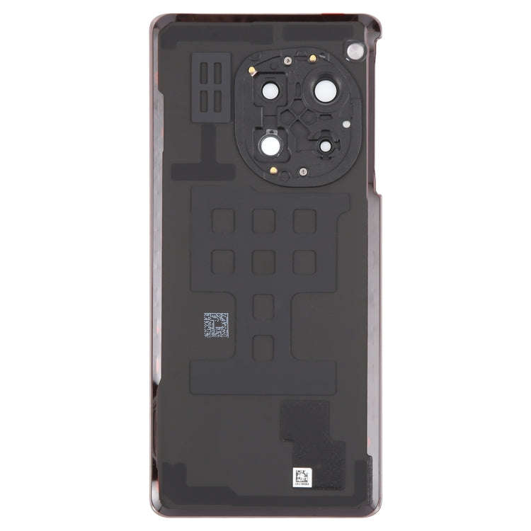 For OnePlus 12R Battery Back Cover with Camera Lens Cover(Gold)