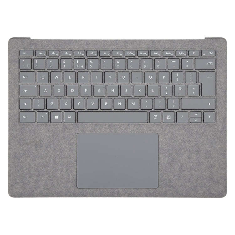 For Microsoft Surface Laptop 3 / 4 / 5 13.5 inch UK Keyboard with C Shell / Touch Board (Grey)