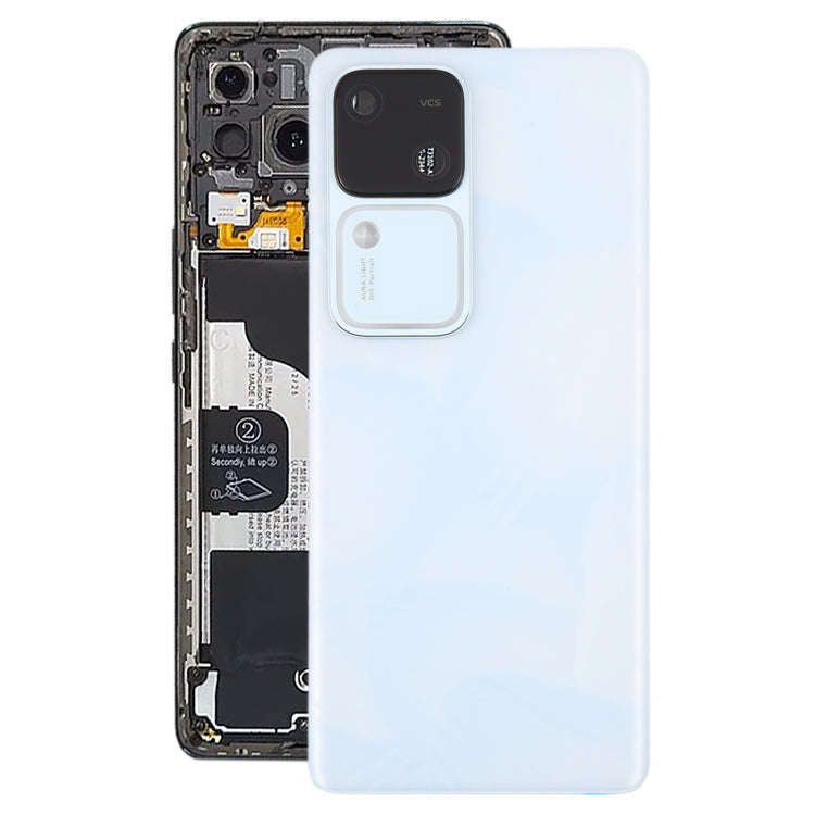 For vivo S18 5G Original Battery Back Cover with Camera Lens Cover(White)