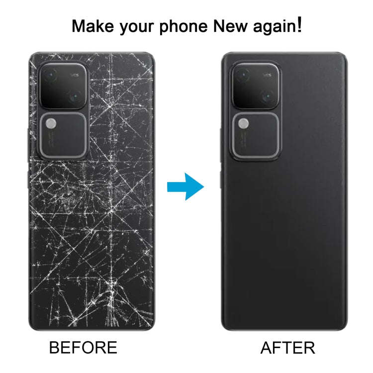 For vivo S18 5G Original Battery Back Cover with Camera Lens Cover(White)