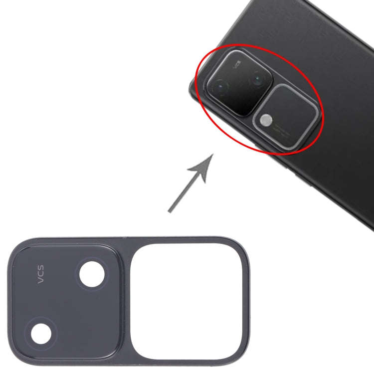 For vivo V30 5G Original Rear Camera Lens Cover (Black)