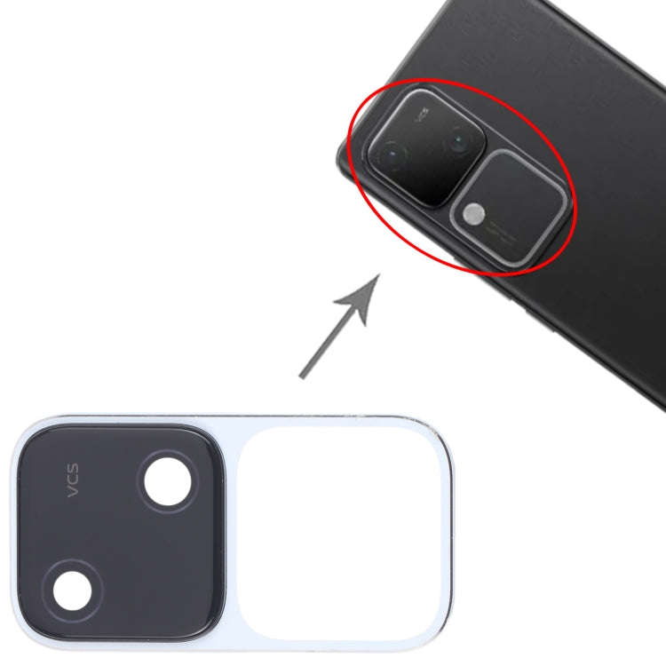 For vivo V30 5G Original Rear Camera Lens Cover (White)