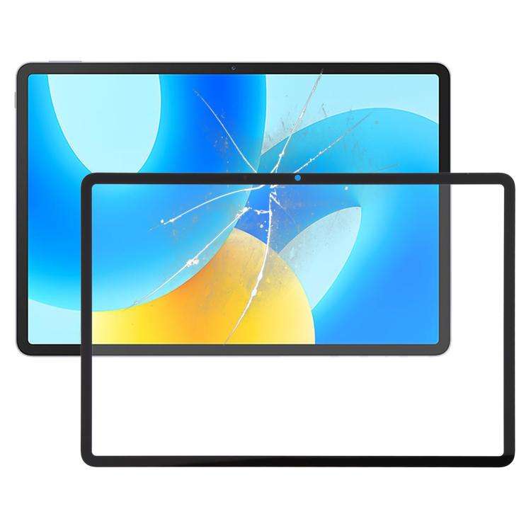 For Huawei MatePad 11.5 TGR-W10 Front Screen Outer Glass Lens, Soft Light Version (Black)