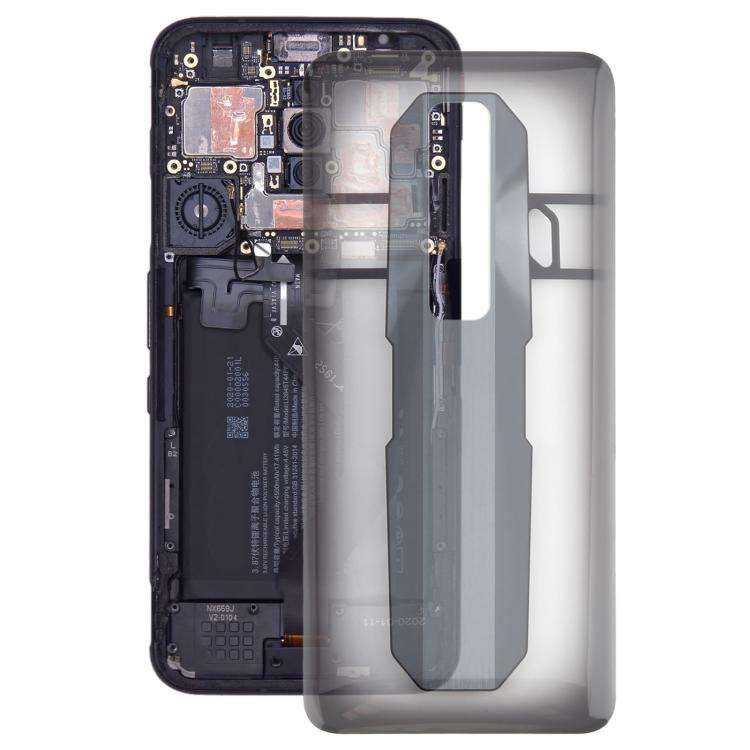 For ZTE nubia Red Magic 7 NX679J Glass Battery Back Cover(Transparent)