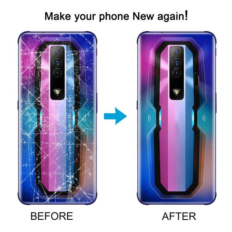 For ZTE nubia Red Magic 7 NX679J Glass Battery Back Cover(Neon)