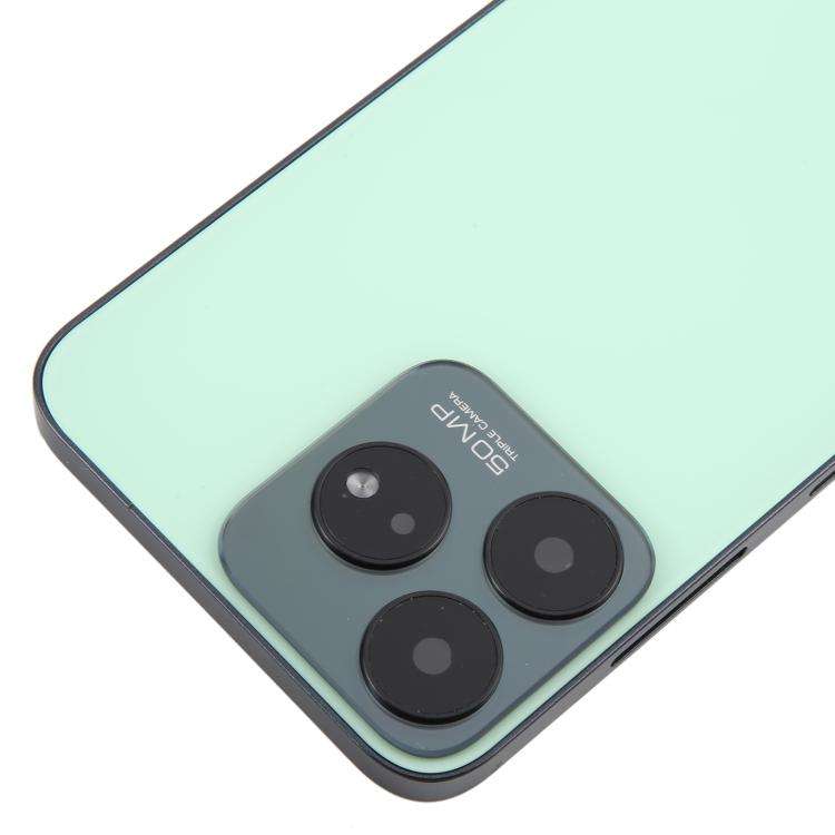 For ZTE Axon 50 Lite 8050 Glass Battery Back Cover with Middle Frame / Camera Lens Cover(Green)