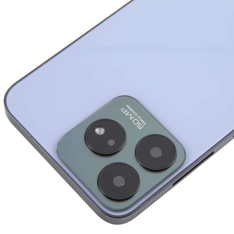For ZTE Axon 50 Lite 8050 Glass Battery Back Cover with Middle Frame / Camera Lens Cover(Purple)