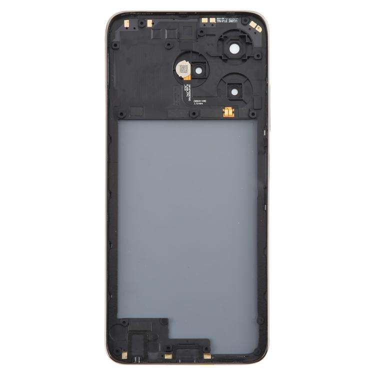 For ZTE Axon 60 / V60 Z2356 Glass Battery Back Cover with Middle Frame / Camera Lens Cover(Black)