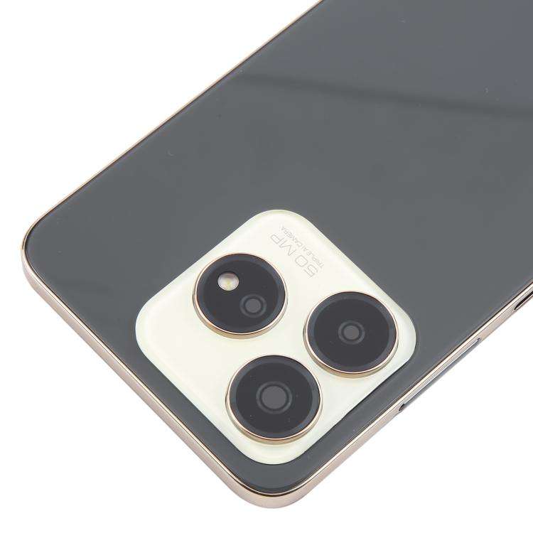 For ZTE Axon 60 / V60 Z2356 Glass Battery Back Cover with Middle Frame / Camera Lens Cover(Black)