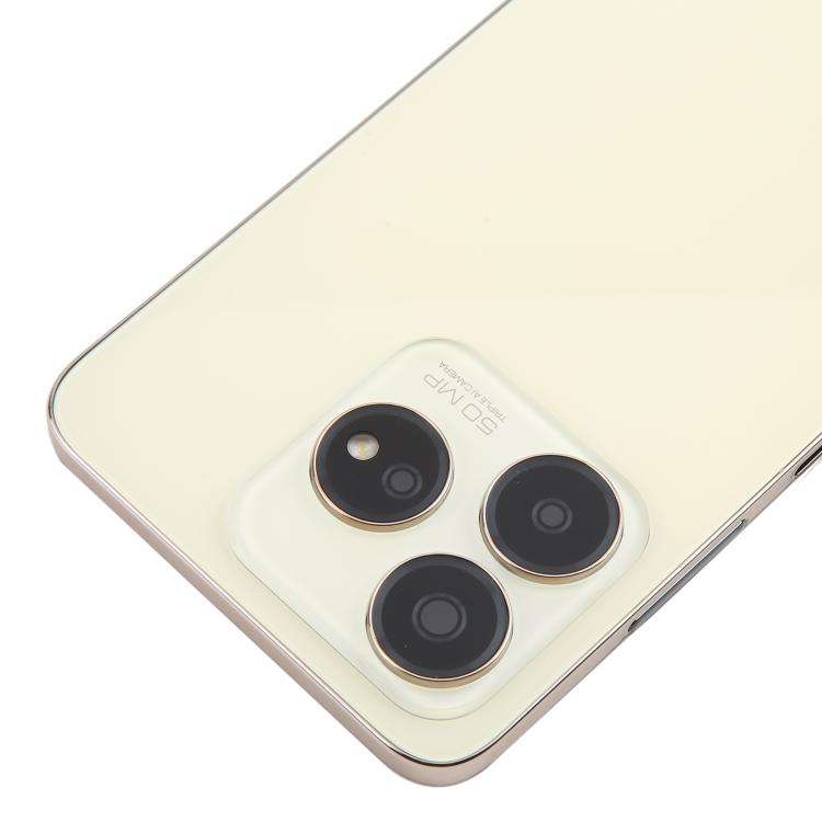 For ZTE Axon 60 / V60 Z2356 Glass Battery Back Cover with Middle Frame / Camera Lens Cover(Gold)