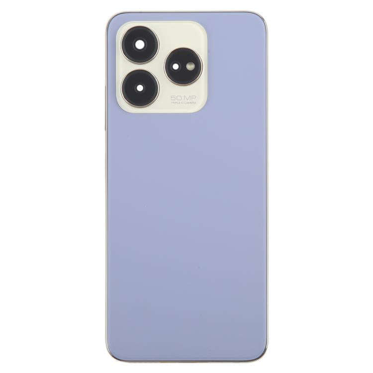 For ZTE Axon 60 / V60 Z2356 Glass Battery Back Cover with Middle Frame / Camera Lens Cover(Purple)