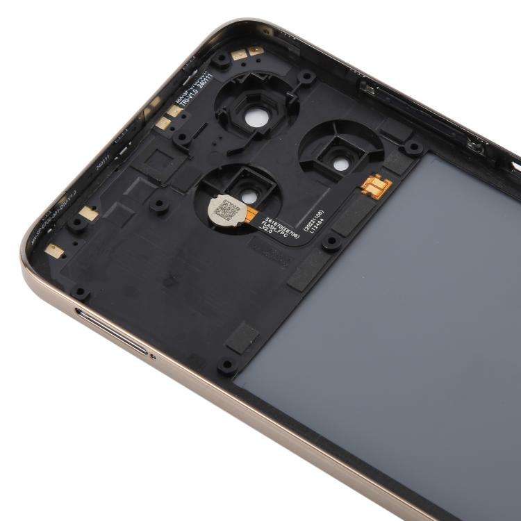 For ZTE Axon 60 / V60 Z2356 Glass Battery Back Cover with Middle Frame / Camera Lens Cover(Purple)