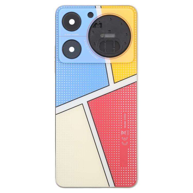 For ZTE nubia Music Z2353 Glass Battery Back Cover with Middle Frame / Camera Lens Cover(Multicol...