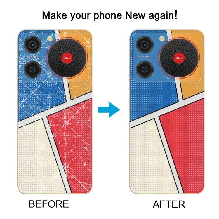 For ZTE nubia Music Z2353 Glass Battery Back Cover with Middle Frame / Camera Lens Cover(Multicol...