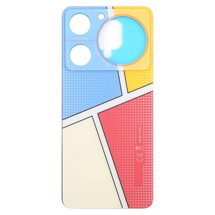 For ZTE nubia Music Z2353 Glass Battery Back Cover with Adhesive(Multicolour)