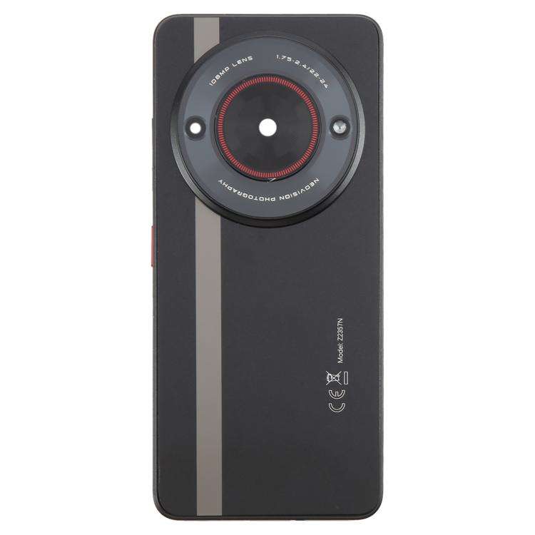 For ZTE nubia Focus Glass Battery Back Cover with Middle Frame / Camera Lens Cover(Black)
