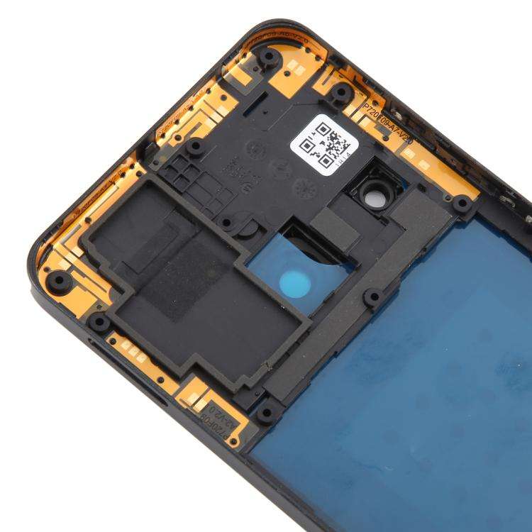 For ZTE nubia Focus Glass Battery Back Cover with Middle Frame / Camera Lens Cover(Black)
