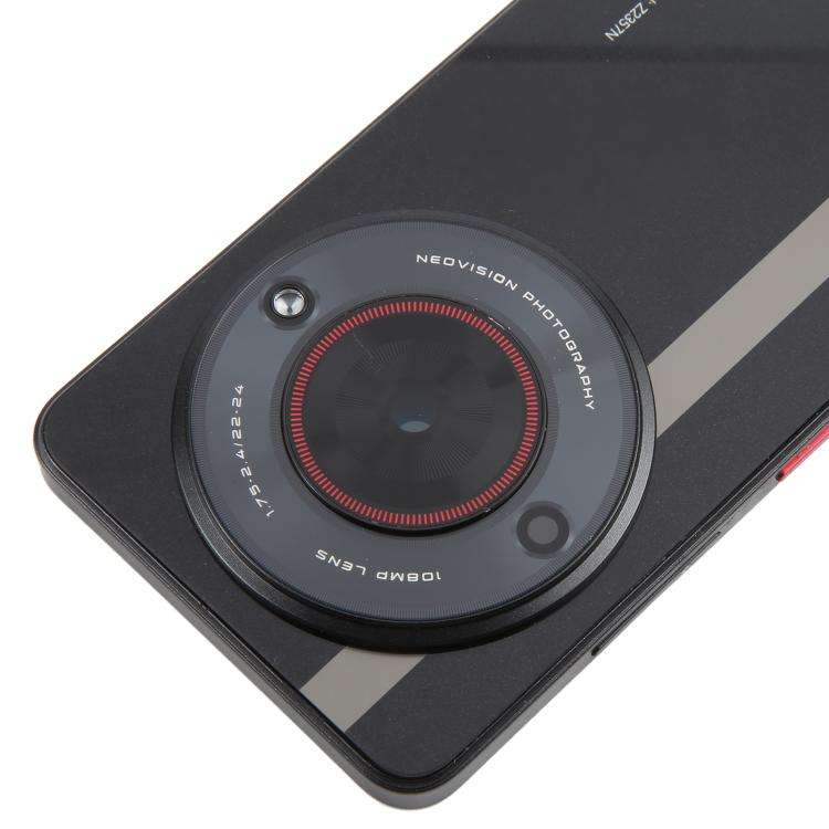For ZTE nubia Focus Glass Battery Back Cover with Middle Frame / Camera Lens Cover(Black)