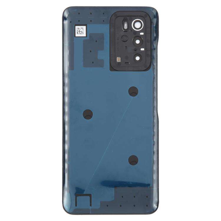 For ZTE Blade V40 Battery Back Cover with Adhesive / Camera Lens Cover(Blue)