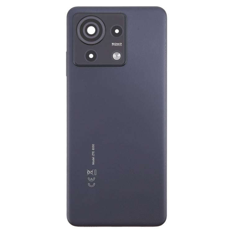 For ZTE Blade V50 Vita Battery Back Cover with Camera Lens Cover(Black)