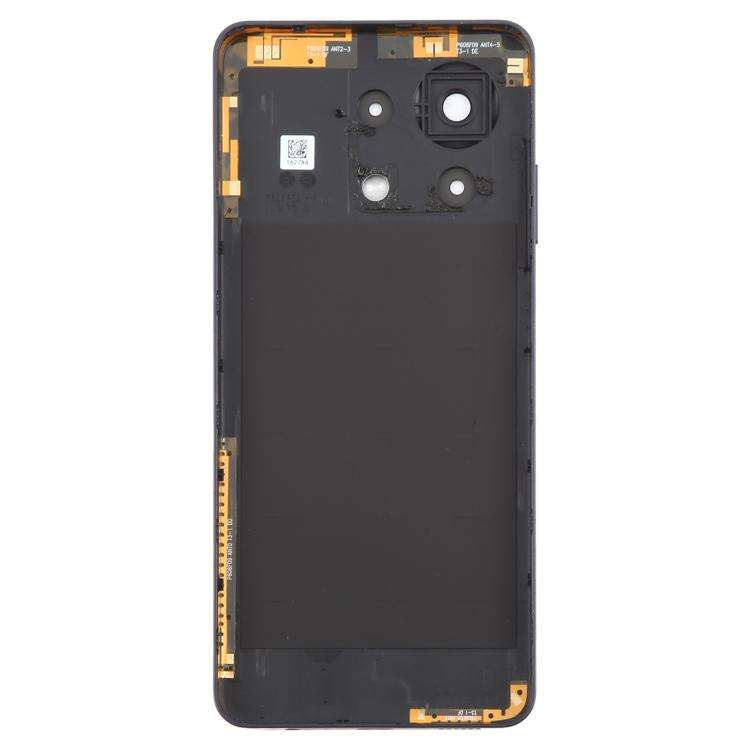 For ZTE Blade V50 Vita Battery Back Cover with Camera Lens Cover(Black)