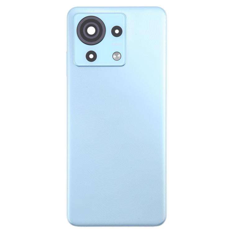 For ZTE Blade V50 Vita Battery Back Cover with Camera Lens Cover(Blue)