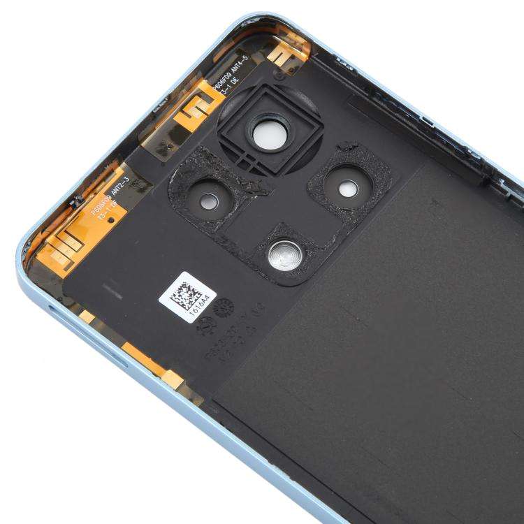 For ZTE Blade V50 Vita Battery Back Cover with Camera Lens Cover(Blue)