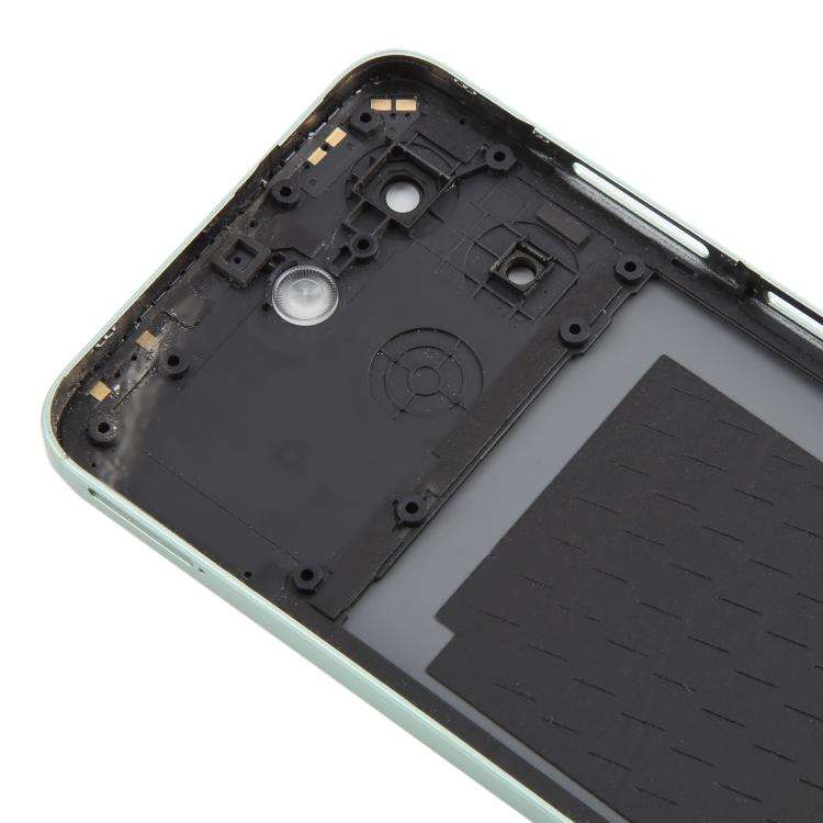 For ZTE Blade A35 Z2453 Battery Back Cover with Middle Frame / Camera Lens Cover(Green)