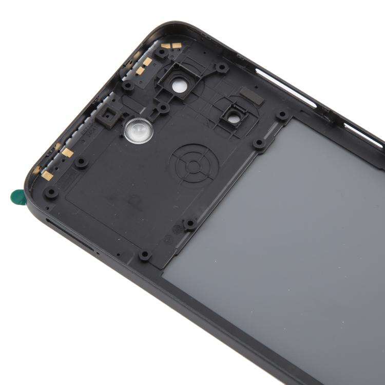 For ZTE Blade A55 Z2450 Battery Back Cover with Middle Frame / Camera Lens Cover(Black)