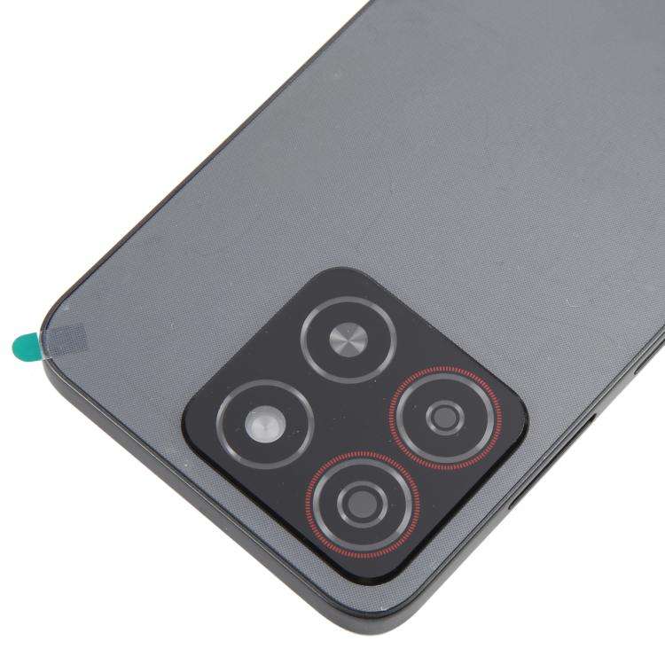 For ZTE Blade A55 Z2450 Battery Back Cover with Middle Frame / Camera Lens Cover(Black)