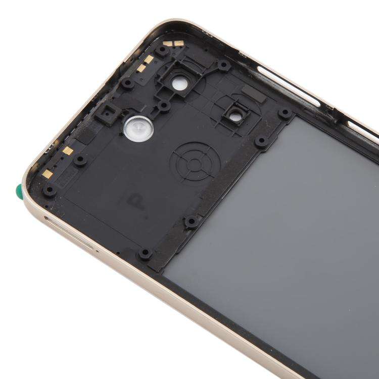 For ZTE Blade A55 Z2450 Battery Back Cover with Middle Frame / Camera Lens Cover(Orange)