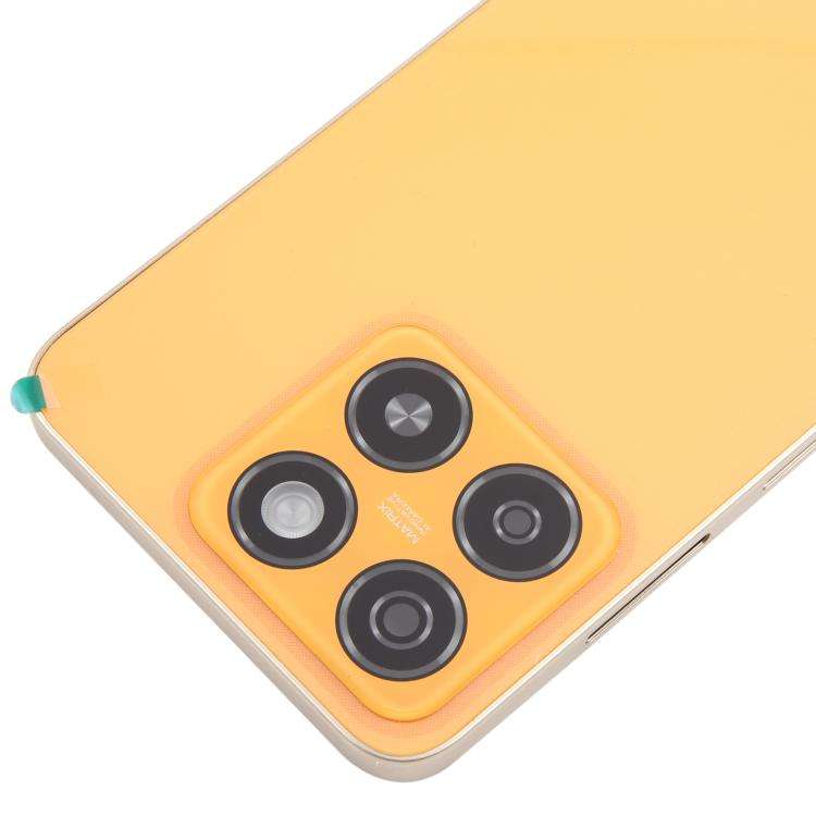 For ZTE Blade A55 Z2450 Battery Back Cover with Middle Frame / Camera Lens Cover(Orange)