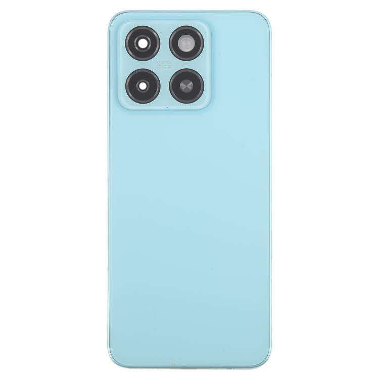 For ZTE Blade A55 Z2450 Battery Back Cover with Middle Frame / Camera Lens Cover(Green)