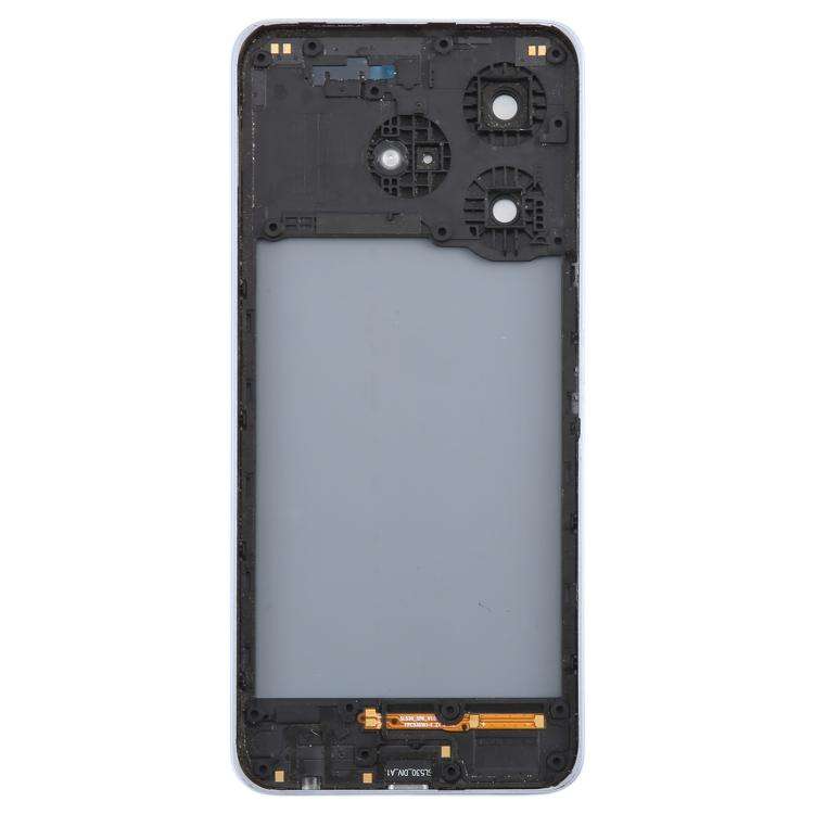 For ZTE Blade V60 Design Z2350 Glass Battery Back Cover with Middle Frame / Camera Lens Cover(Blue)