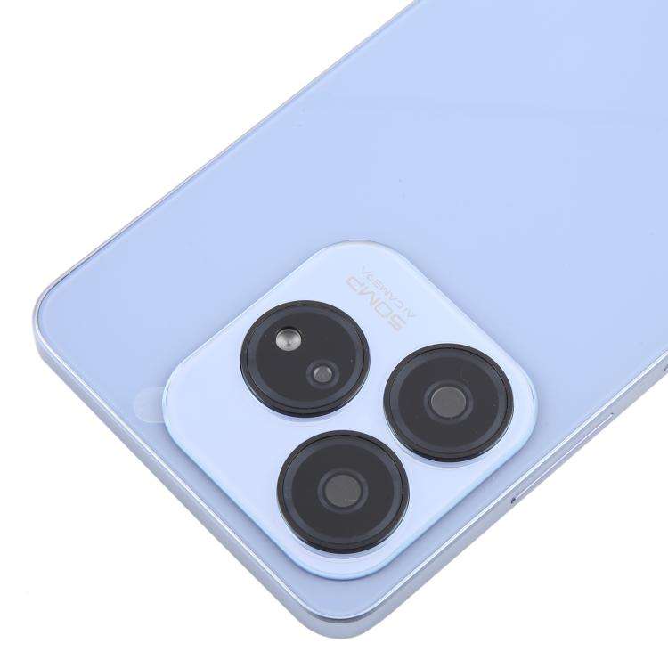 For ZTE Blade V60 Design Z2350 Glass Battery Back Cover with Middle Frame / Camera Lens Cover(Blue)