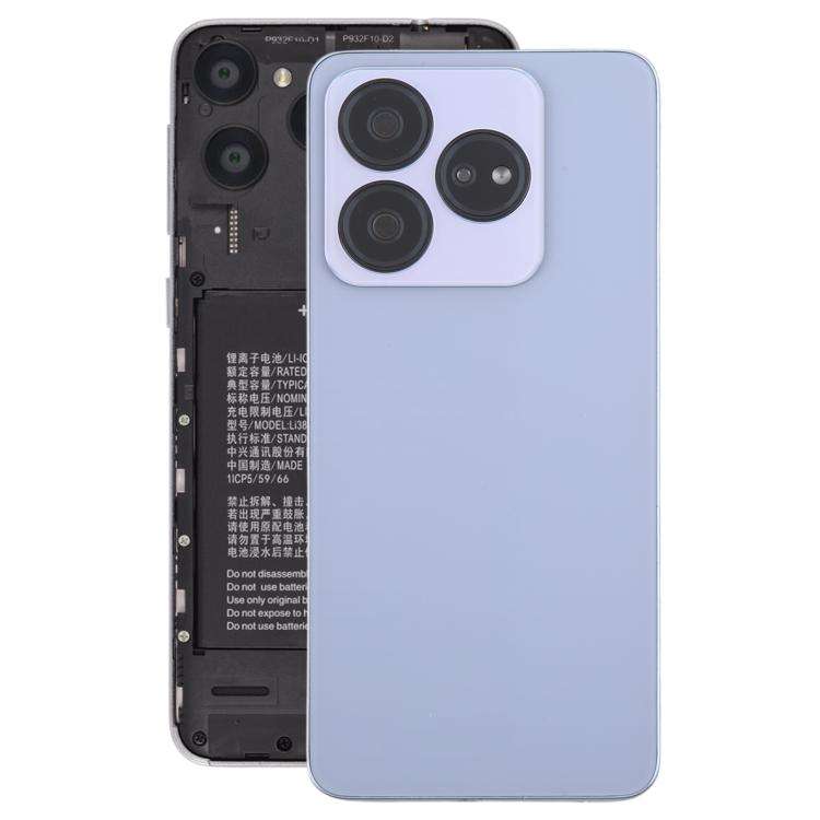For ZTE Blade V60 Design Z2350 Glass Battery Back Cover with Middle Frame / Camera Lens Cover(Pur...