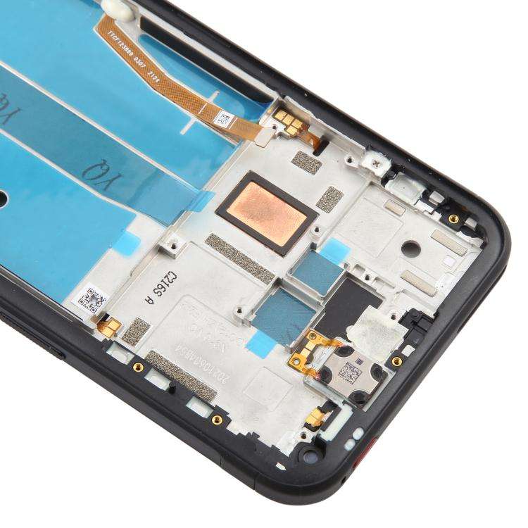 For Nokia XR20 Original Front Housing LCD Frame Bezel Plate (Black)