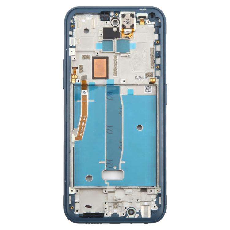 For Nokia XR20 Original Front Housing LCD Frame Bezel Plate (Blue)