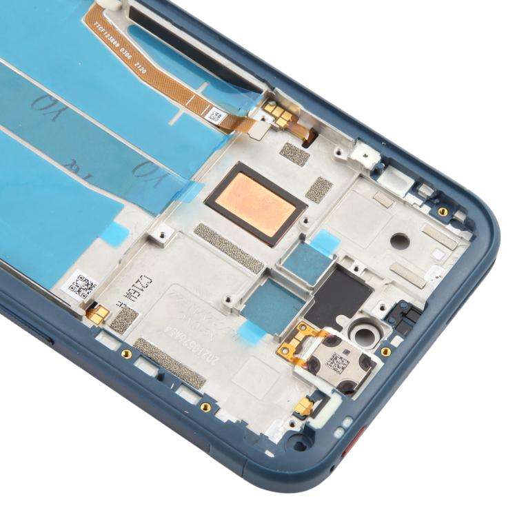 For Nokia XR20 Original Front Housing LCD Frame Bezel Plate (Blue)