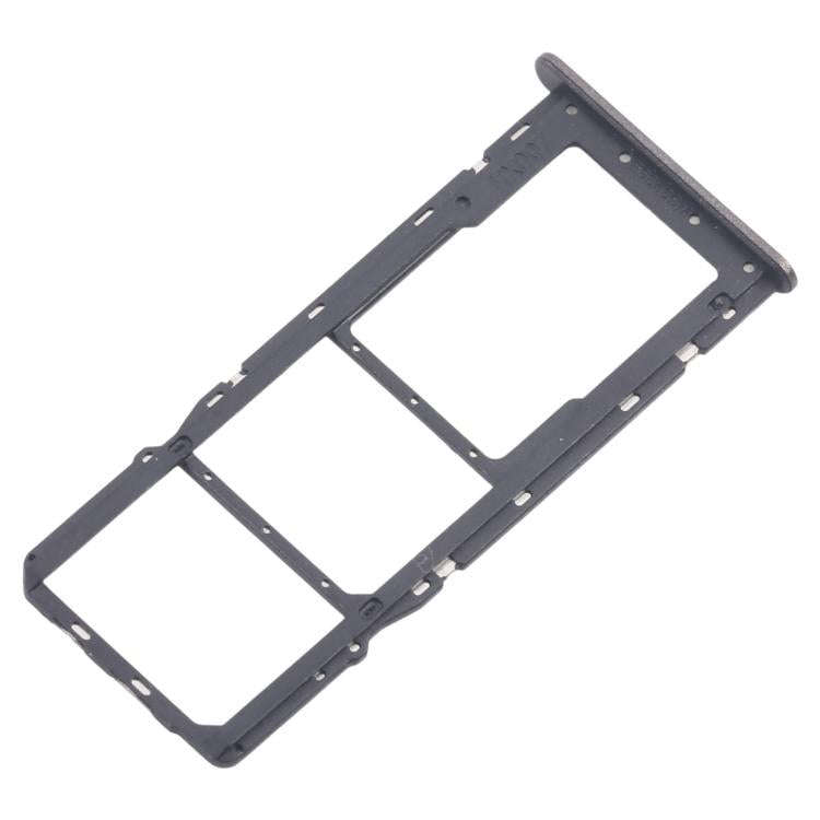 For Nokia C32 Original SIM Card Tray + SIM Card Tray + Micro SD Card Tray (Black)