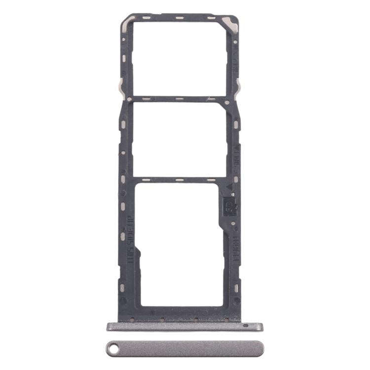 For Nokia C31 Original SIM Card Tray + SIM Card Tray + Micro SD Card Tray (Grey)