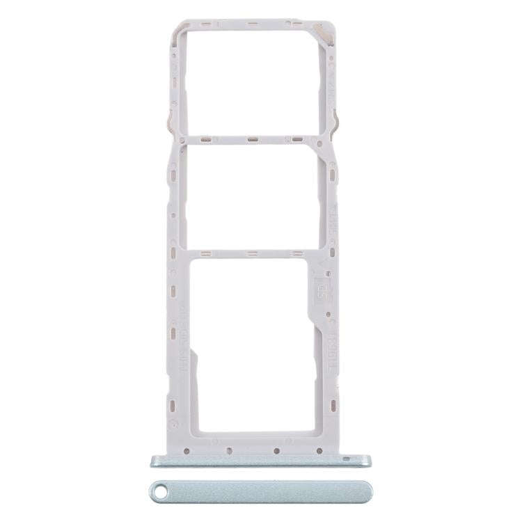 For Nokia C31 Original SIM Card Tray + SIM Card Tray + Micro SD Card Tray (Blue)