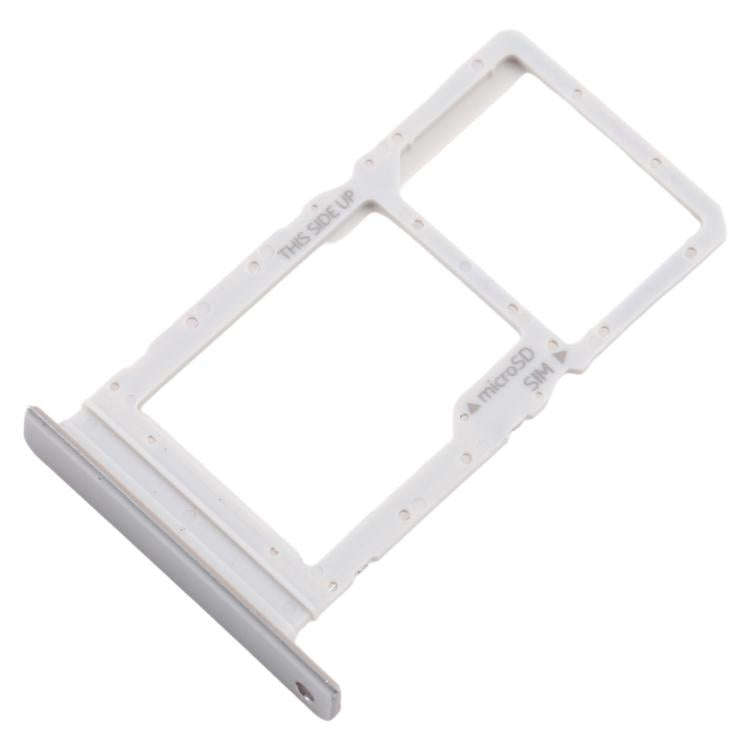 For Nokia G42 Original SIM Card Tray + SIM Card Tray / Micro SD Card Tray (Silver)