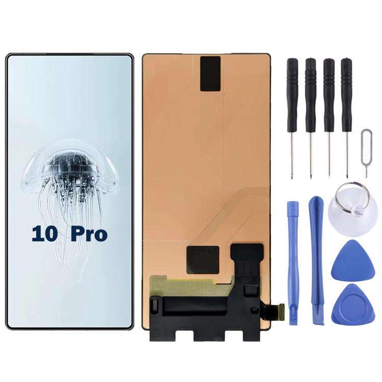 For ZTE Nubia Red Magic 10 Pro NX789J AMOLED Original LCD Screen Digitizer Full Assembly (Black)